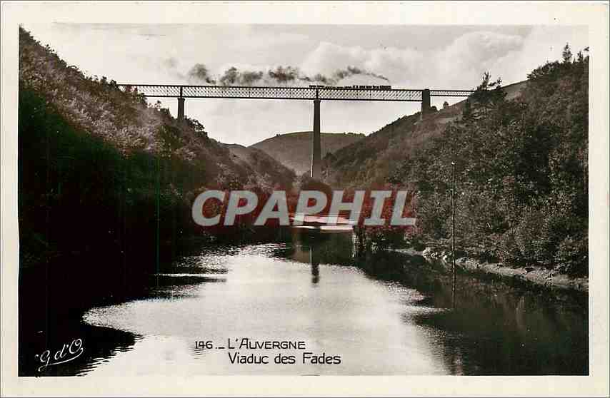 Viaduc des Fades — L'Alvergne — éditeur G d'C, n° 196