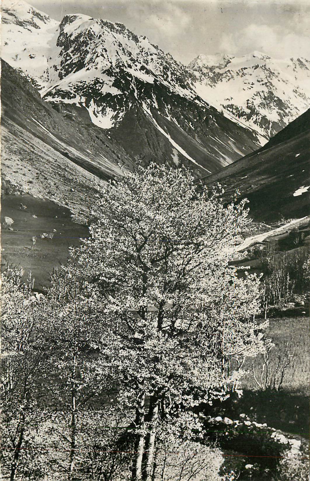 Val Estrèche et la chaîne de Chailloz — Édition S. S. Paris — n° de série non visible
