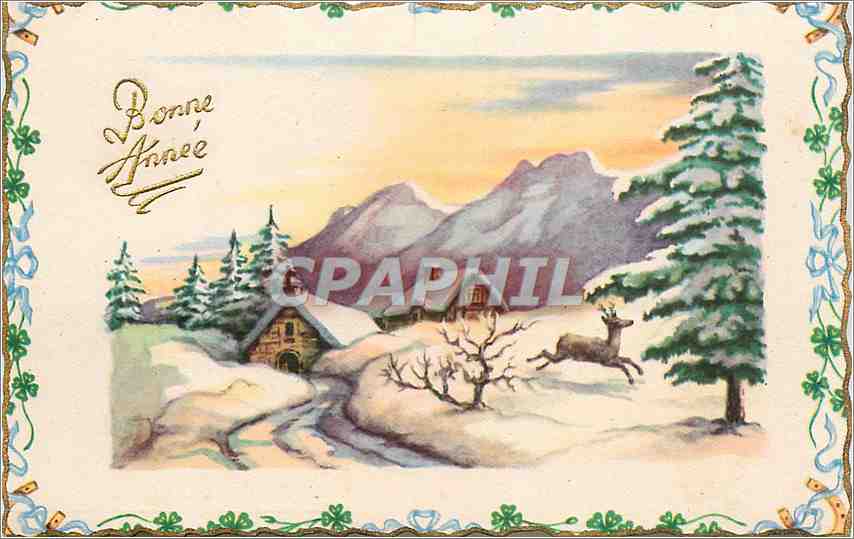CPA Bonne Annee 