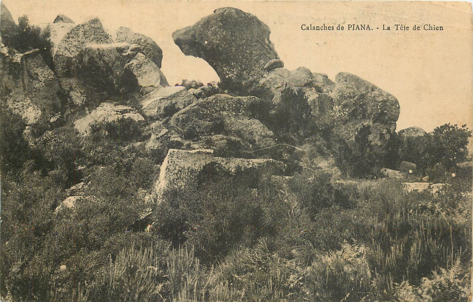 CPA Calanches de Piana La Tete de Chien 