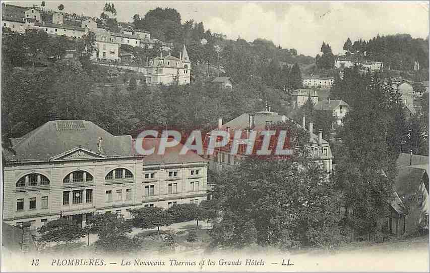 CPA Plombieres Les Nouveaux Thermes et les Grands Hotels 
