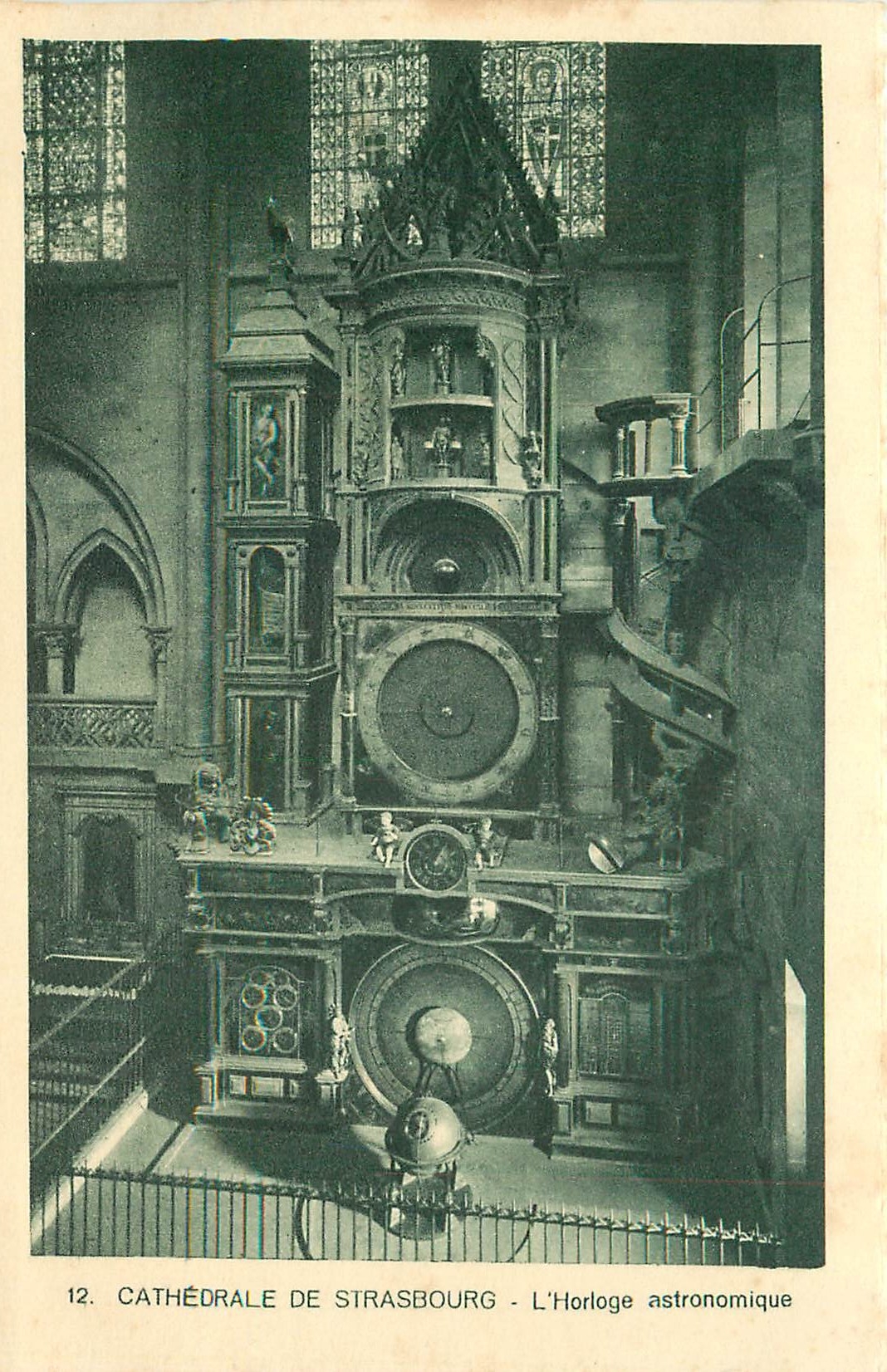 CPA Cathedrale de Strasbourg L'Horloge Astronomique 