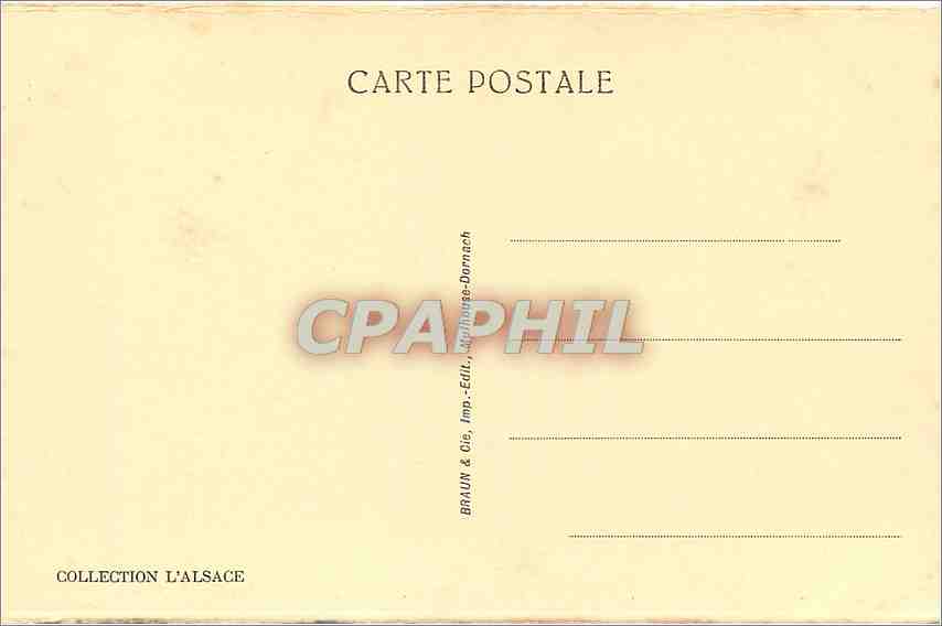 CPA Obernai Eglise St Pierre et Paul  — Rückseite