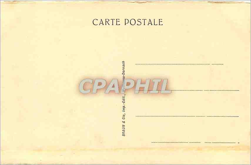 CPA Obernai Les Vieux Remparts  — Rückseite