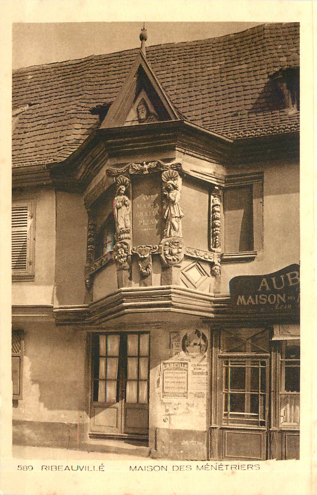 CPA Ribeauville Maison des Menetriers 