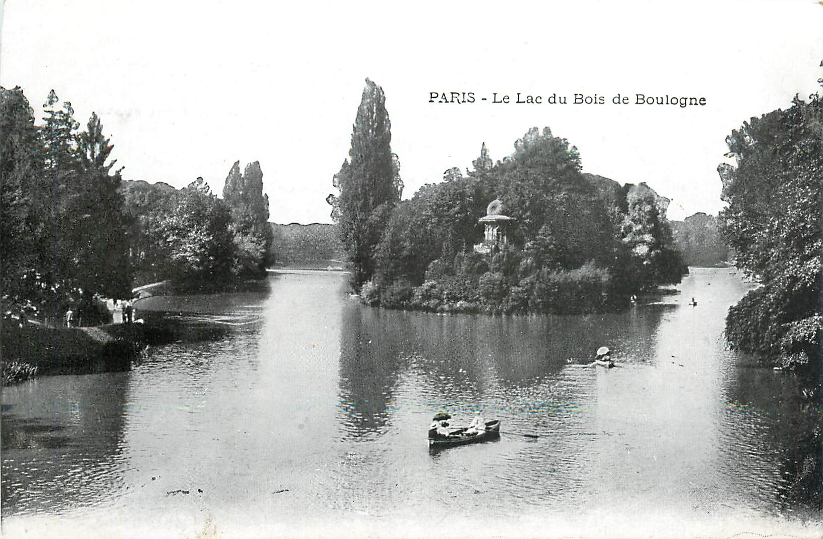 CPA Paris Le Lac du Bois de Boulogne 