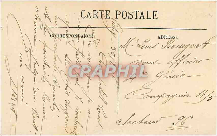 CPA Interieur une Maison Auvergne — Verso