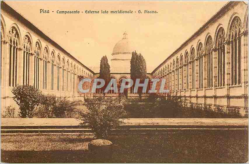 CPA Pisa Camposanto Esterno lato meridionale G Pisano 