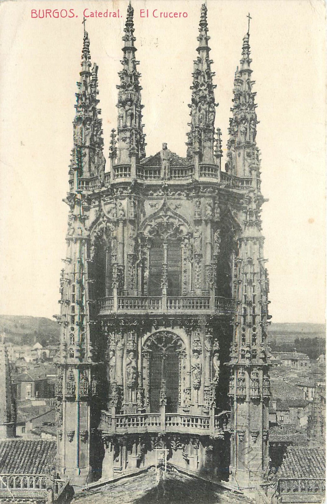 CPA Burgos Catedral El Crucero 