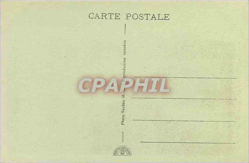 CPA Bataille de Verdun Bras Le Train sauveur et la Cote du Poivre  — Rückseite