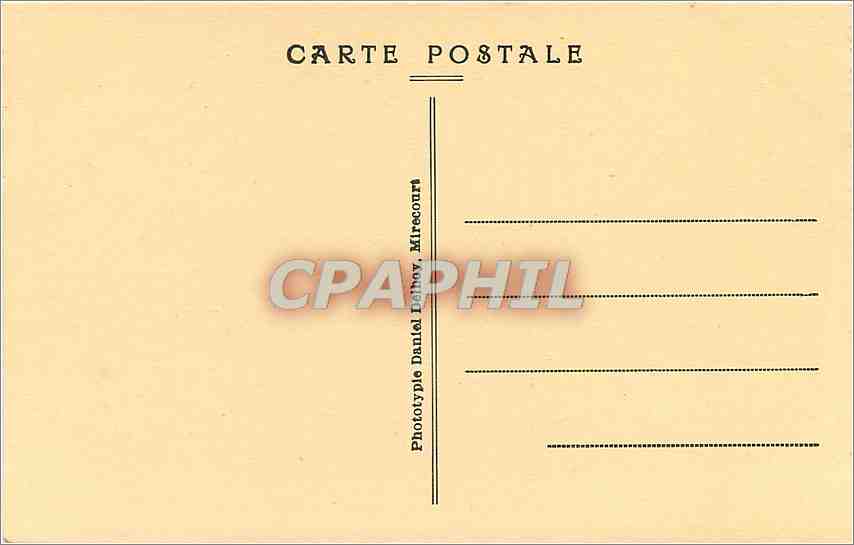 CPA Domremy Maison ou naquit Jeanne d'Arc  — Rückseite