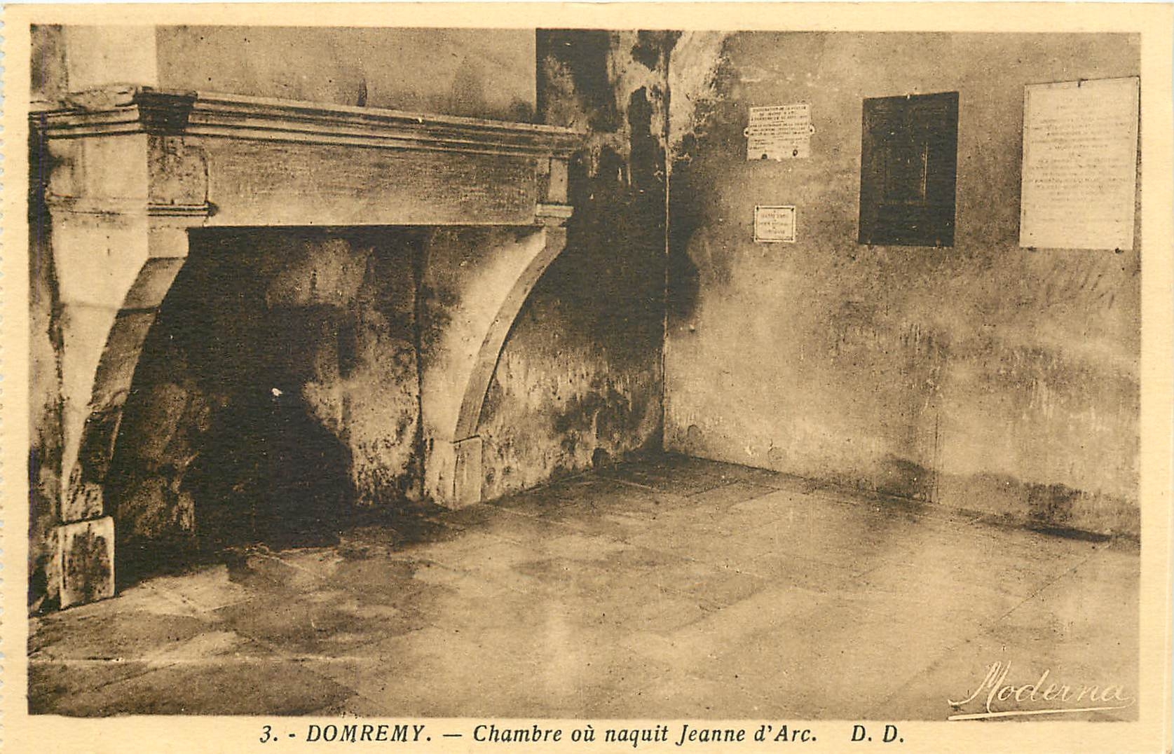 CPA Domremy Chambre ou naquit Jeanne d'Arc 