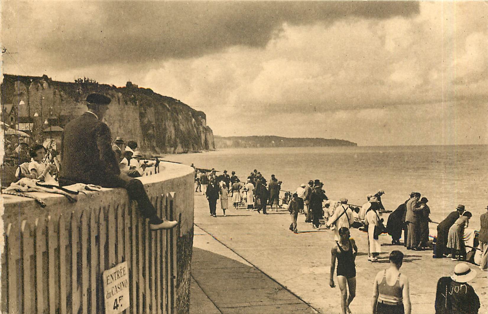 CPA Dieppe Seine Inferieure Terrasse du Casino 