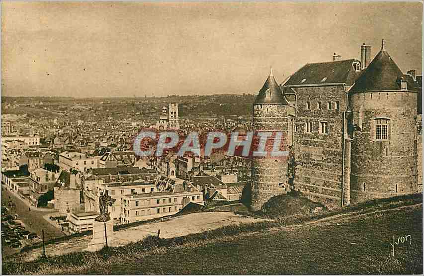 CPA Dieppe Seine Inferieure Vue generale prise du Vieux Chateau 