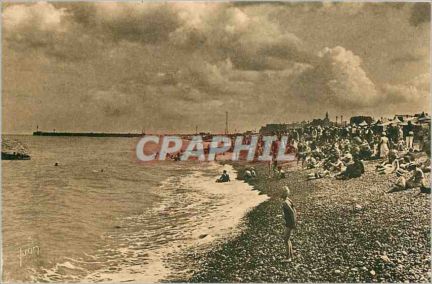CPA Dieppe Seine Inferieure La Plage 