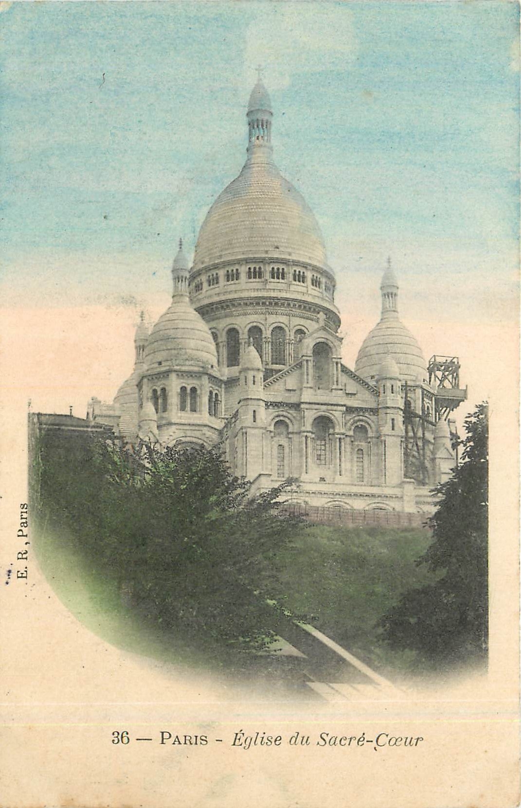 CPA Paris Eglise du Sacre Coeur 