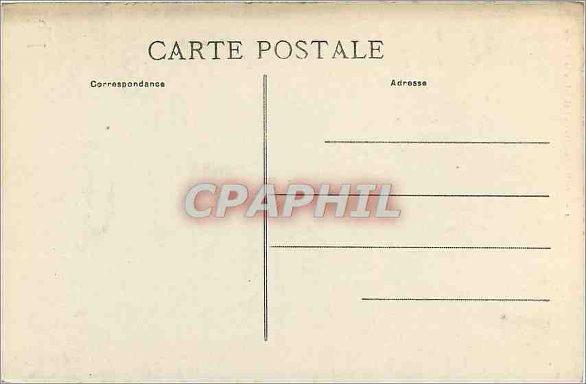 CPA Caen Lucarne de l'Hotel de la Bourse  — Verso