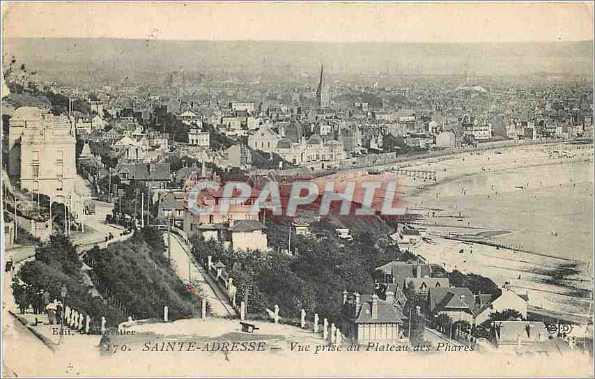 CPA Sainte Adresse Vue prise du Plateau des Phares 