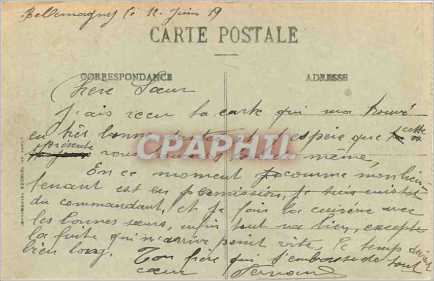 CPA Dannemarie Le Viaduc que le Genie Francais a fait sauter le 26 Aout 1914  — Rückseite
