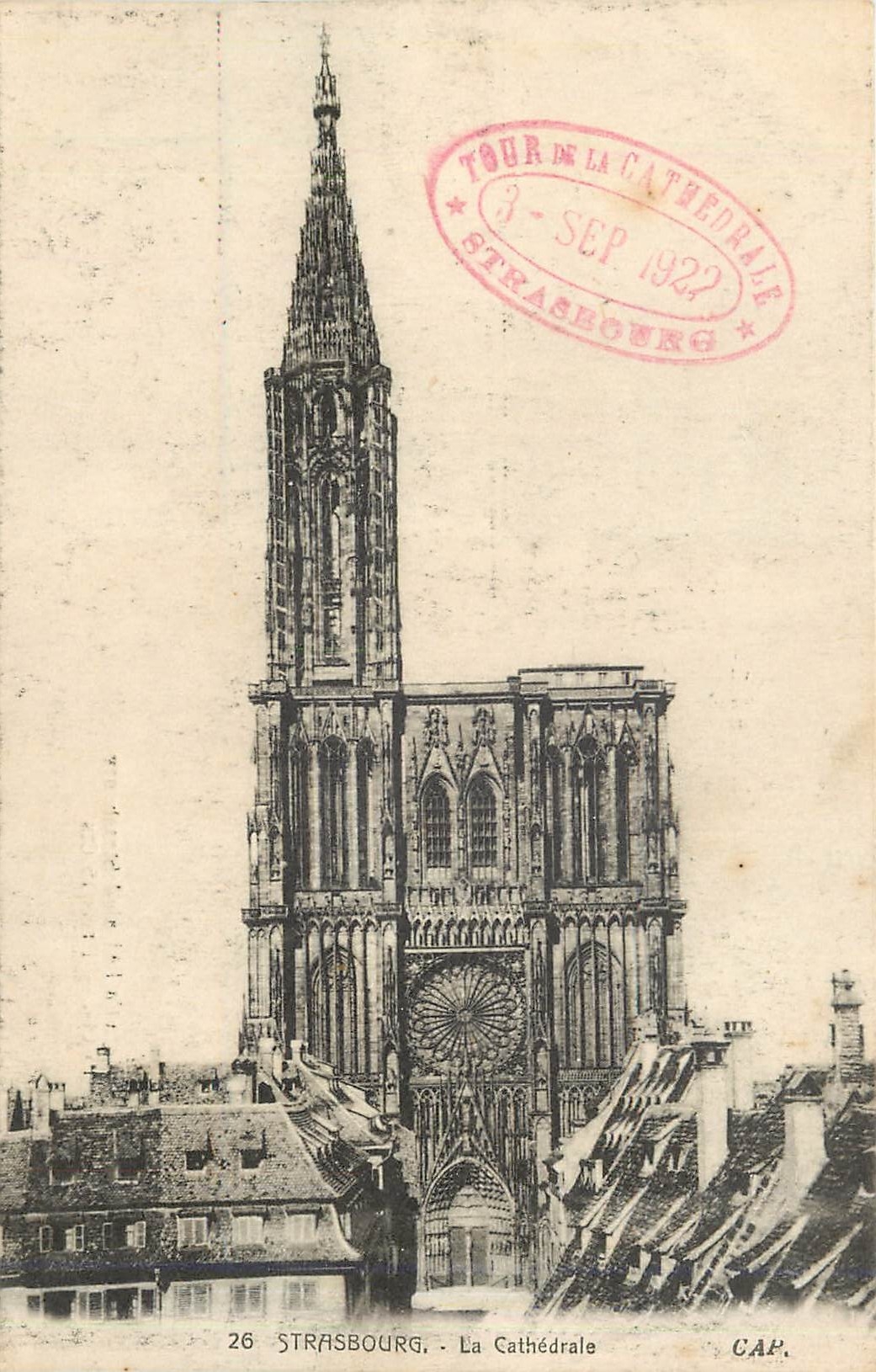 CPA Strasbourg La Cathedrale 
