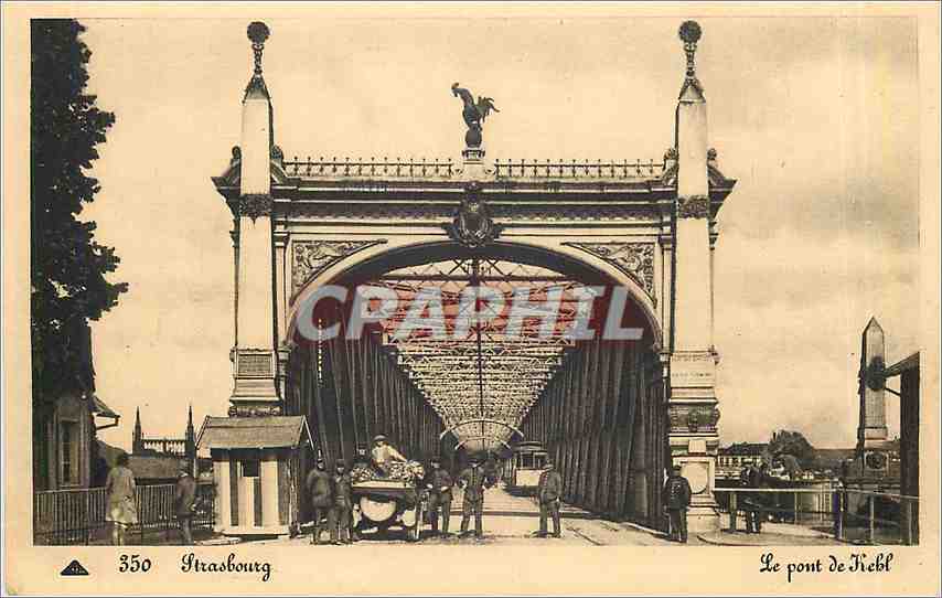 CPA Strasbourg Le Pont de Kehl