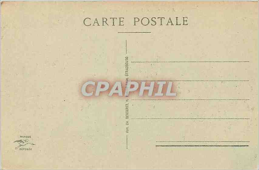 CPA Strasbourg Pont du Rhin vu de la rive badoise  — Rückseite