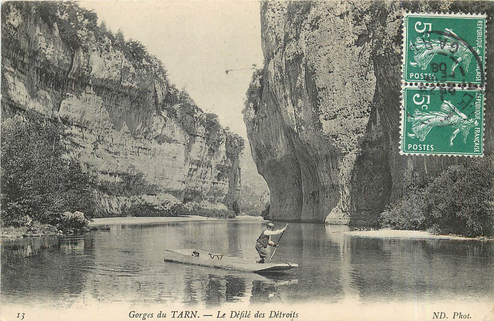 CPA Gorges du Tarn Le Defile des Detroits 