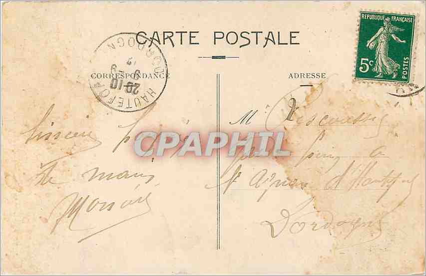 Albi — La Cathédrale, Porte Dominique — Phototypie Tarnaise, Boux, Albi — Rückseite