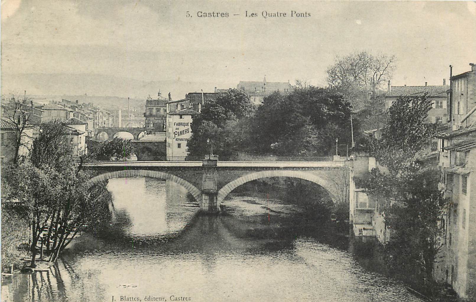 CPA Castres Les Quatre Ponts 