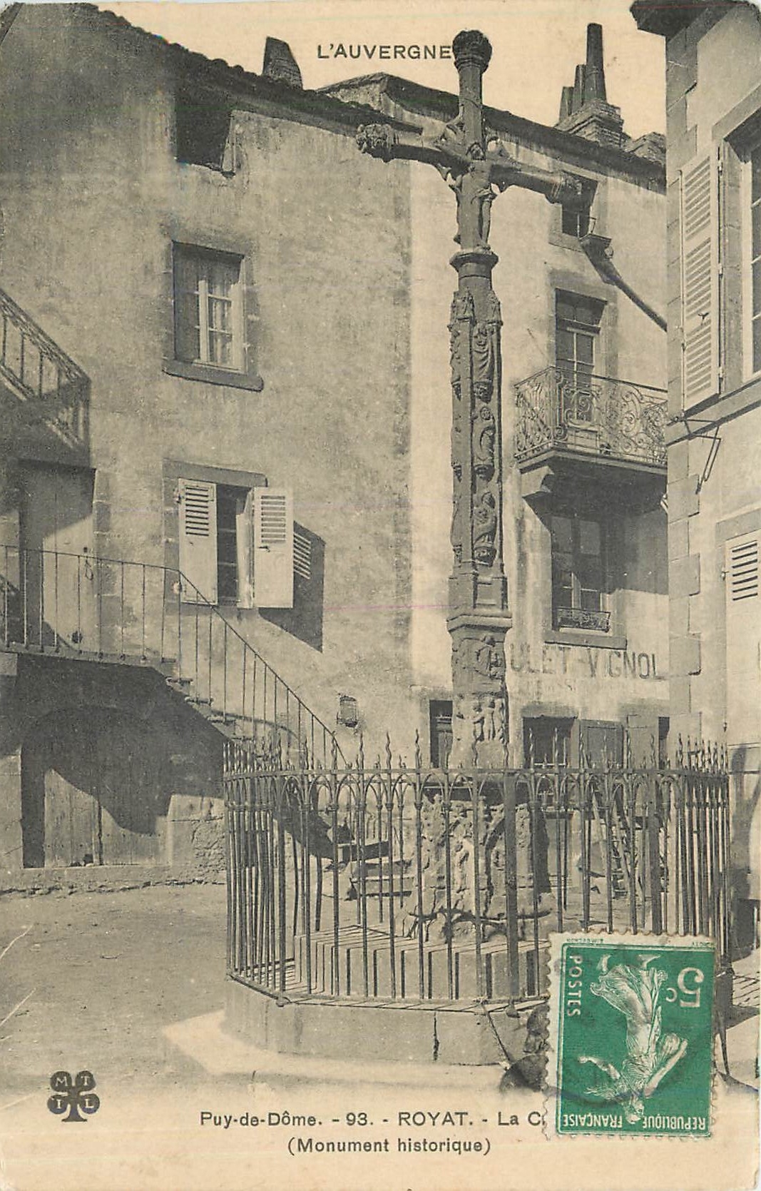Puy-de-Dôme - Royat - Croix monumentale - L'Auvergne