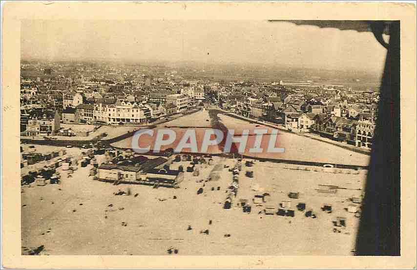 CPA Berck Plage L'Entonnoir vu en Avion 