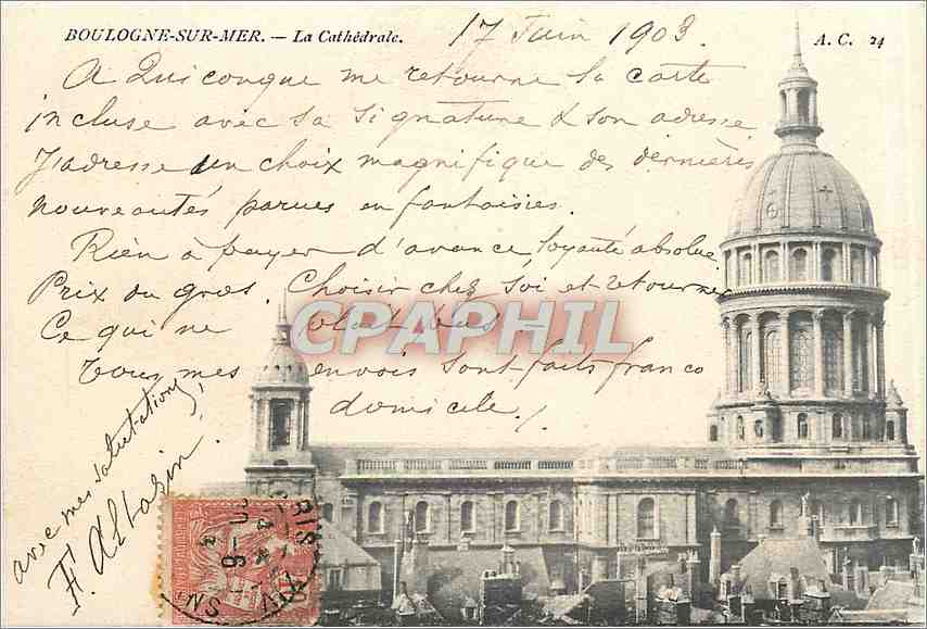 Boulogne-sur-Mer — La Cathédrale — A.C. 24