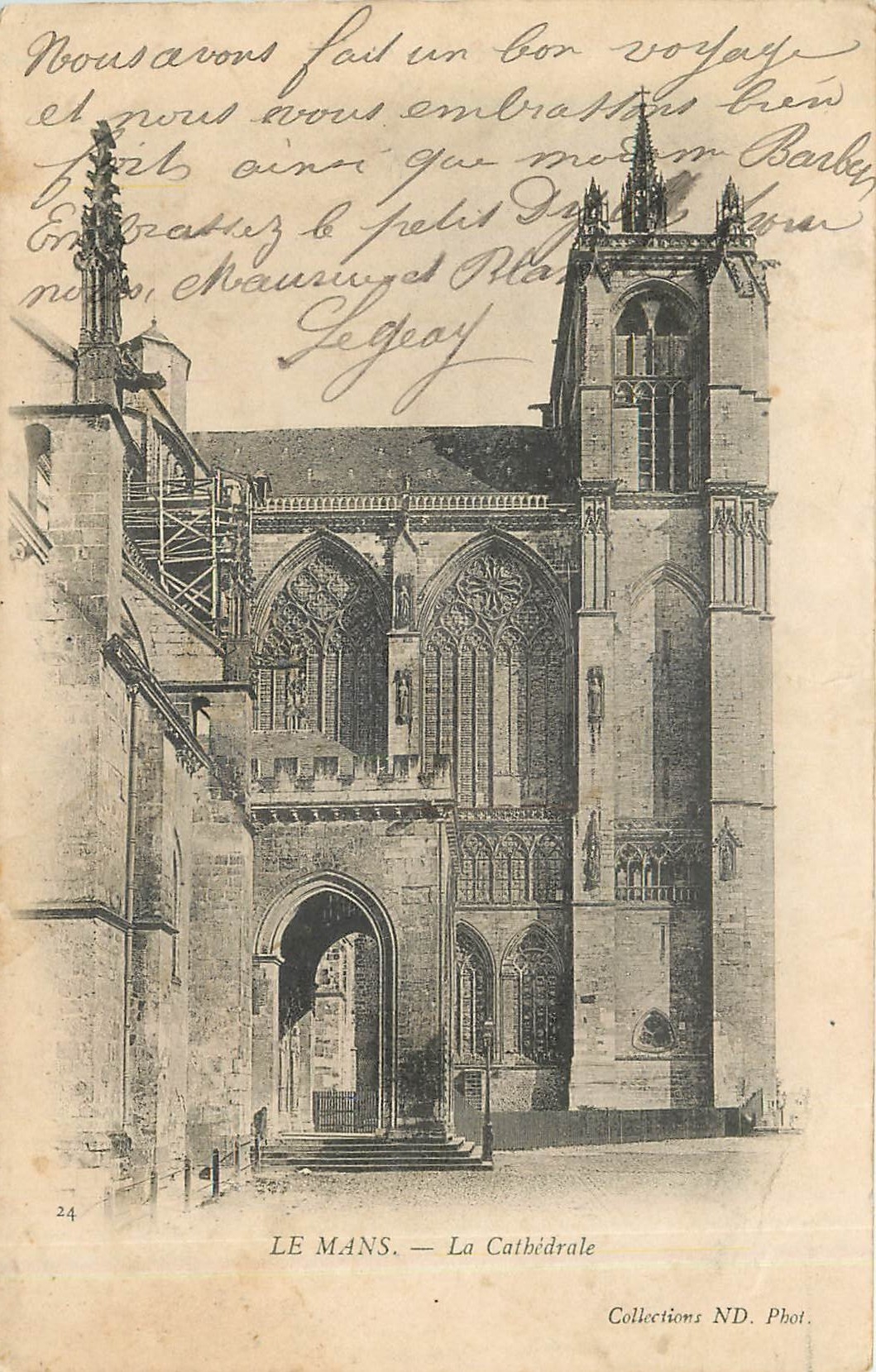 CPA Le Mans La Cathedrale 