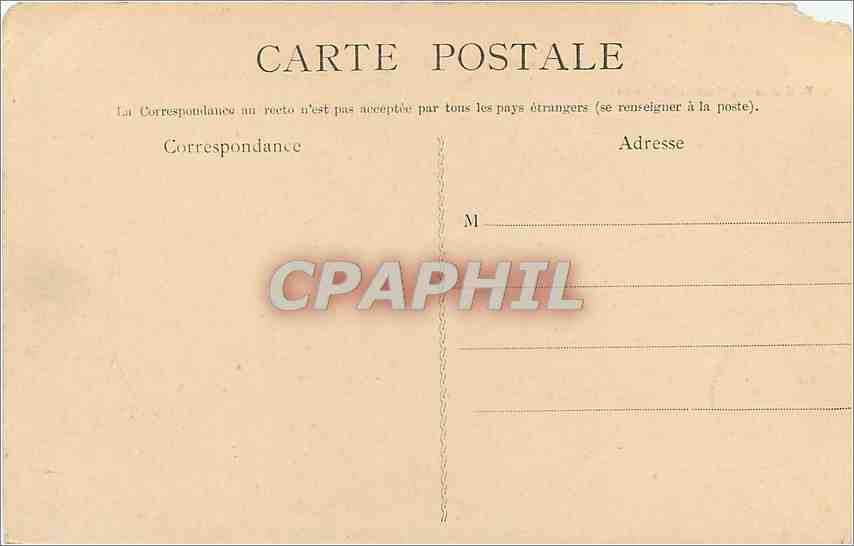CPA Le Mans La Place de la Mission  — Rückseite
