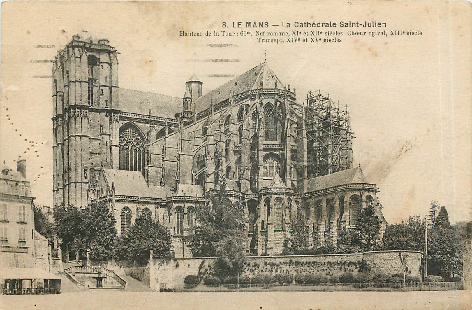 CPA Le Mans La Cathedrale Saint Julien 