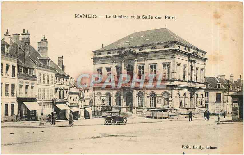 CPA Mamers Le Theatre et la Salle des Fetes 