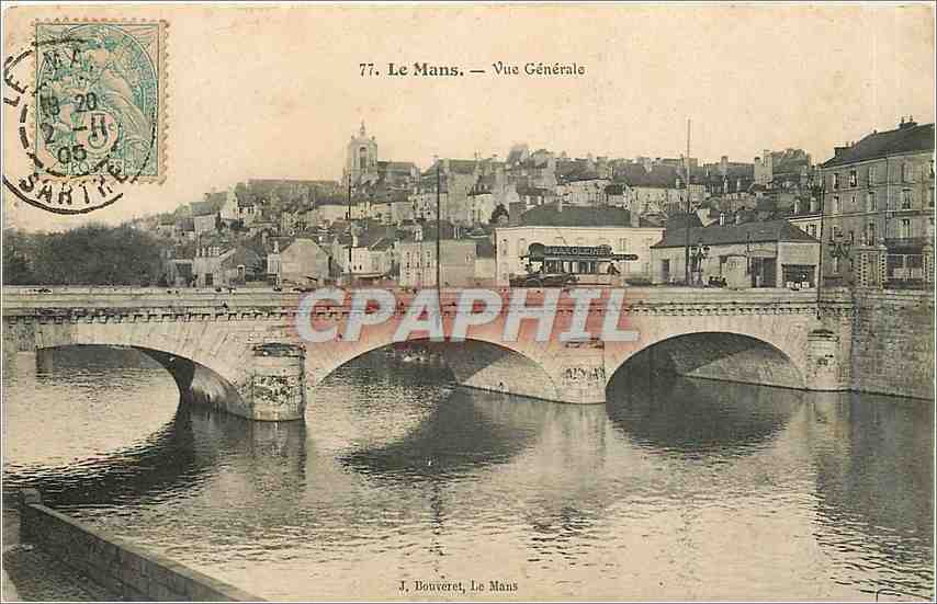 CPA Le Mans Vue Generale 