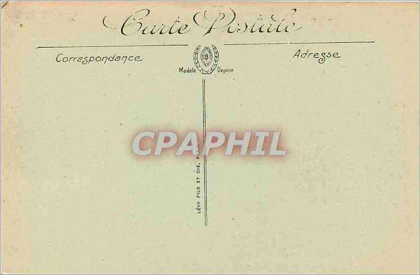 CPA La Fleche Entree du Chateau des Carmes — Rückseite