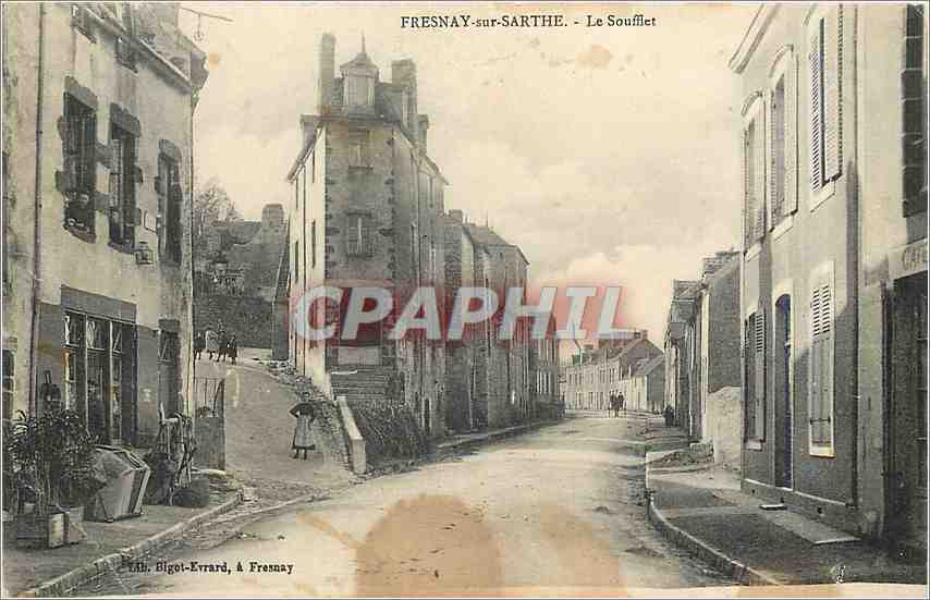 CPA Fresnay sur Sarthe Le Soufflet 