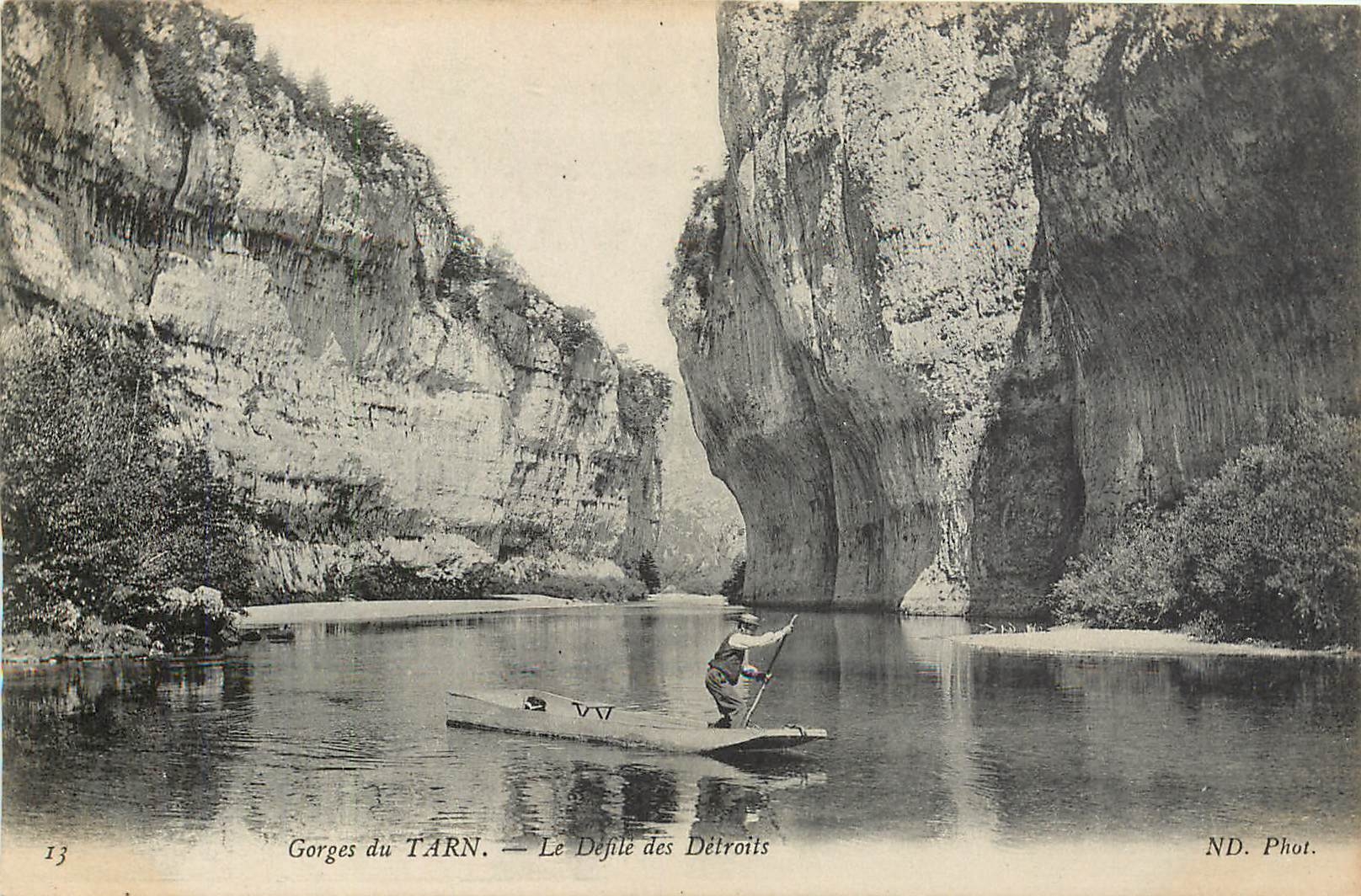 CPA Gorges du Tarn Le Defile des Detroits 