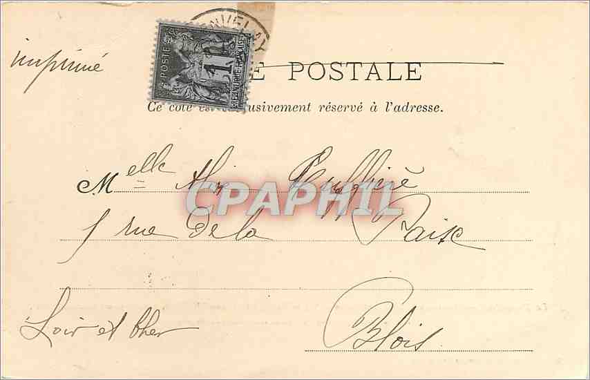 CPA Le Monastier L'Ancienne Abbaye Benedictine de Saint Theopede fondee au VII Siecle  — Rückseite