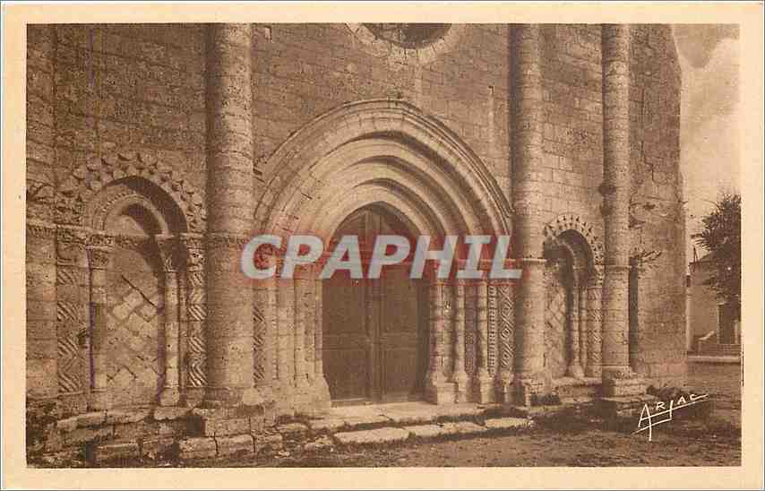CPA Ile d'Oleron Saint Georges Le Portail de l'Eglise 