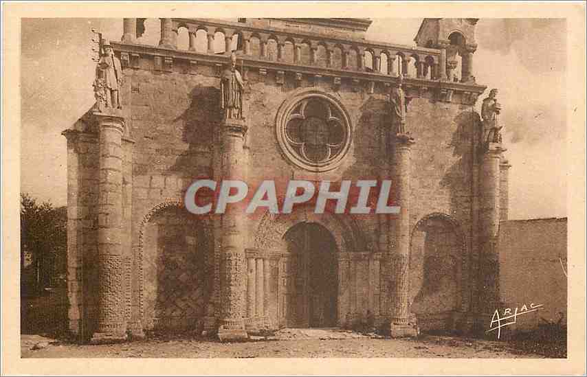 CPA Ile d'Oleron Saint Denis Portail de l'Eglise 