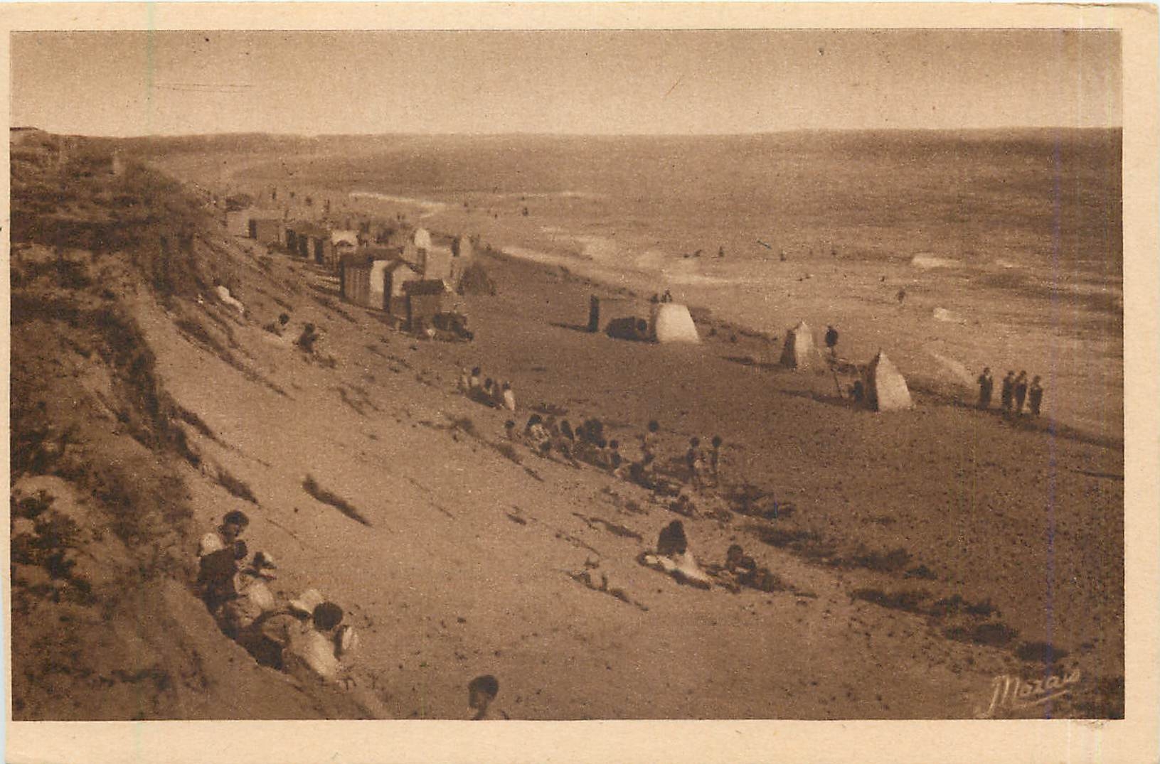 Ile de Ré (Charente-Maritime) — L'immense plage du Bois, face au Grand Océan — Éditeur Moras, n° 384
