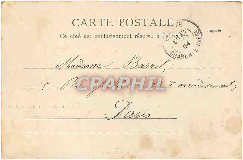 CPA Royan Fontaillas La Plage d'hevre des bains  — Rückseite