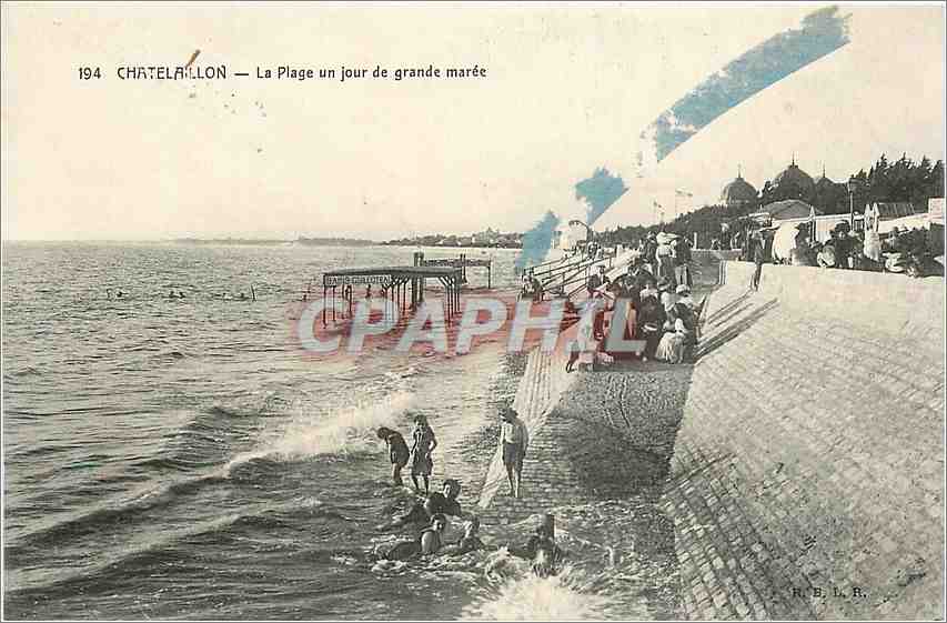 CPA Chatelaillon La Plage un jour de grande maree
