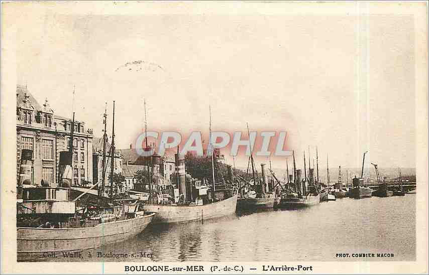 Boulogne-sur-Mer — L'Arrière-Port — Phot. Combier Macor