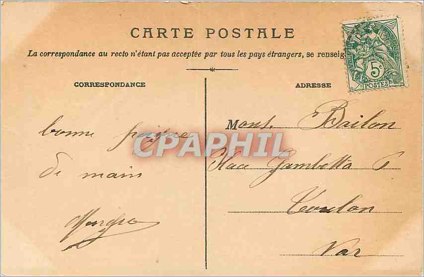 CPA Environs de Saint Etienne Rochetaillee Le Barrage les Vannes du Pas du Riot  — Rückseite