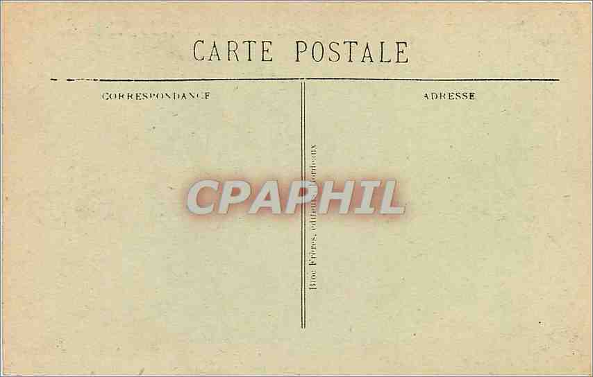 CPA Cauterets Vue generale prise de la Reine Horlense Le Peguere  — Rückseite