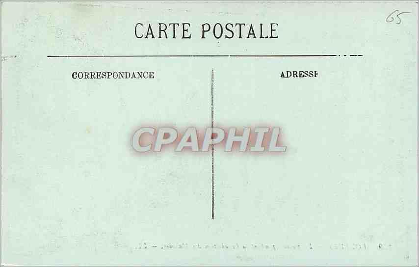 CPA Lourdes Le Rosaire pendant la Benediction  — Verso